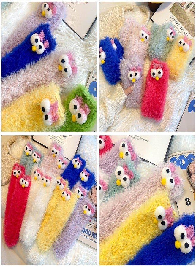 TFTSR Crazy Funny Fuzzy Silly Socks for Kids Women,Girls Fluffy Slipper Novelty Fun Socks,Boy Men Cute Cozy Soft Animal Sock - Image 3